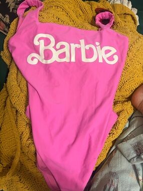 Show Me Your Mumu Barbie Babe One Piece Swimsuit Malibu Pink size s